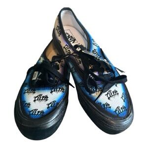 Vans Black and Blue Alva Skates Sneakers